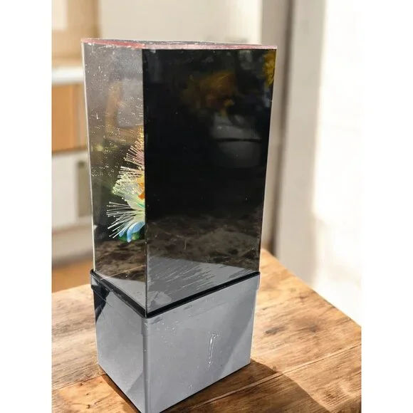 Ho Ho Arts Fiber Optic LED Flower Lamp With Black Base & Multicolor Glow - Picture 7 of 14